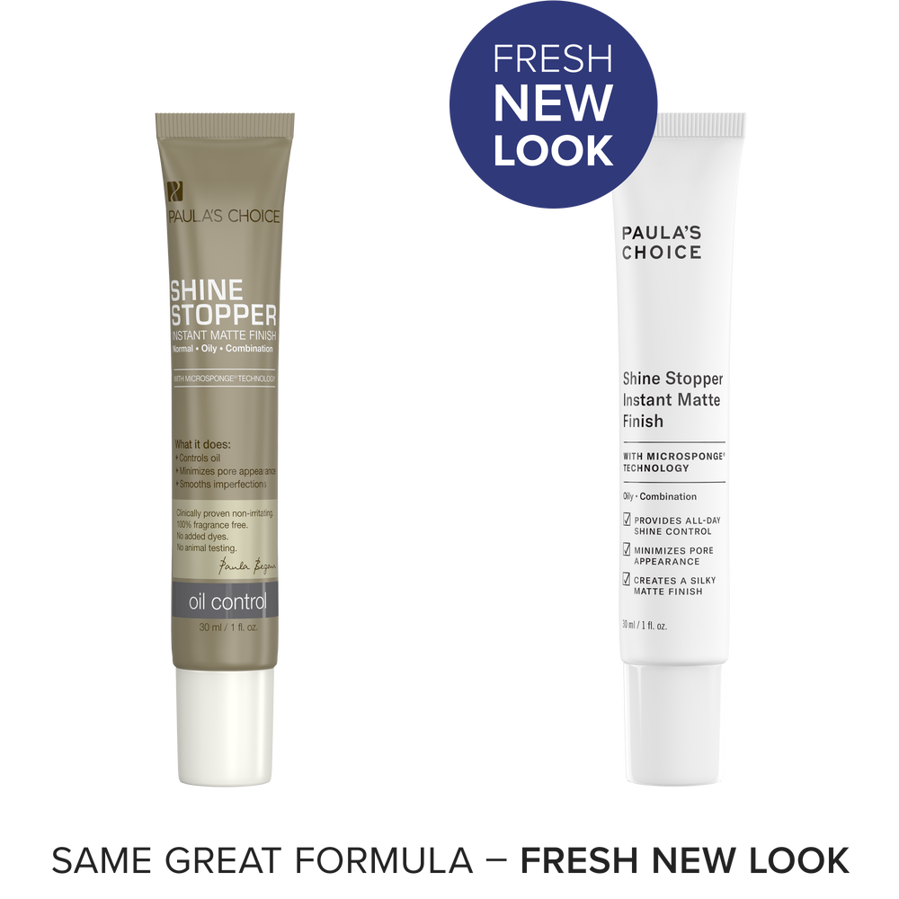 SHINE STOPPER Instant Matte Finish with MICROSPONGE Technology